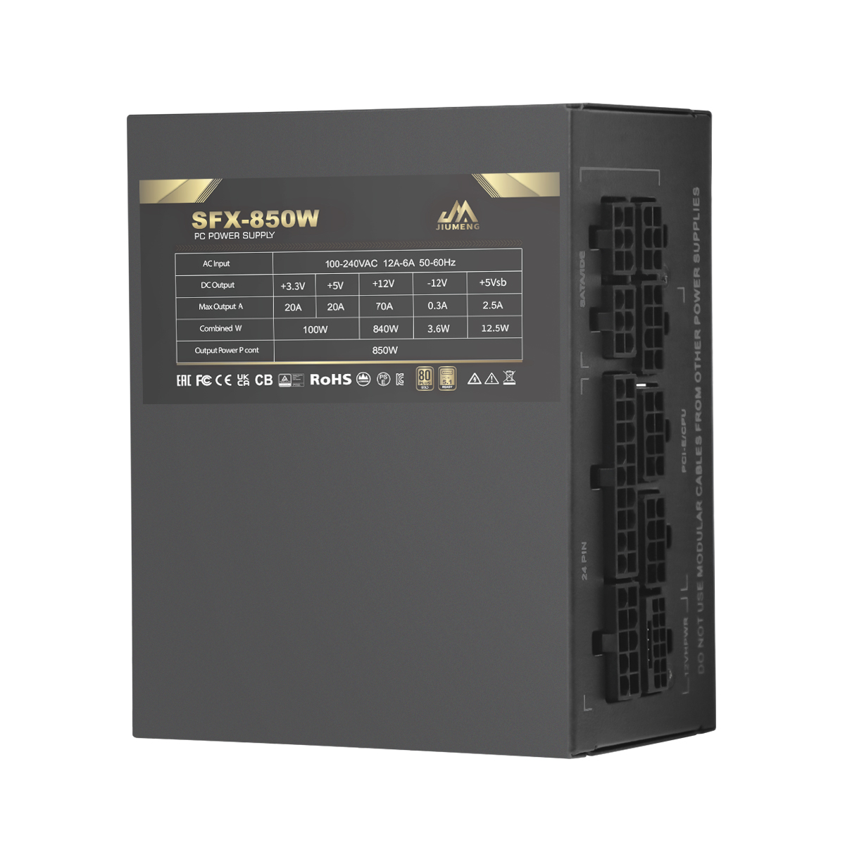 80PLUS Gold verimliliğine sahi - Sfx Power Supply 850W Gold incelemesi ve fiyatı