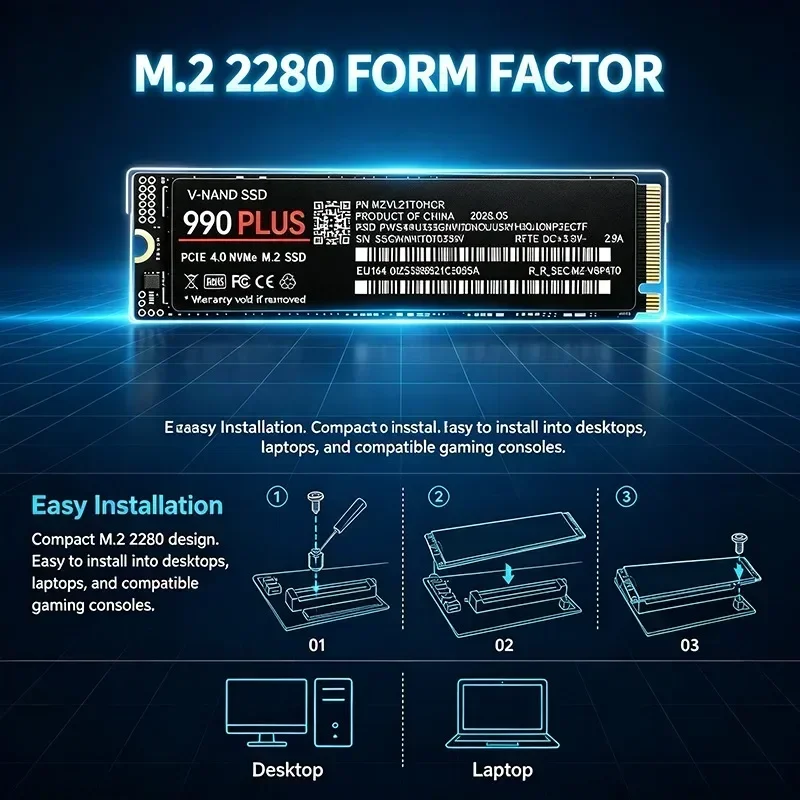 990 Plus M.2 NVMe PCIe 4.0 SSD - M.2 Nvme 4Tb Pcie 4.0 Ssd incelemesi ve fiyatı