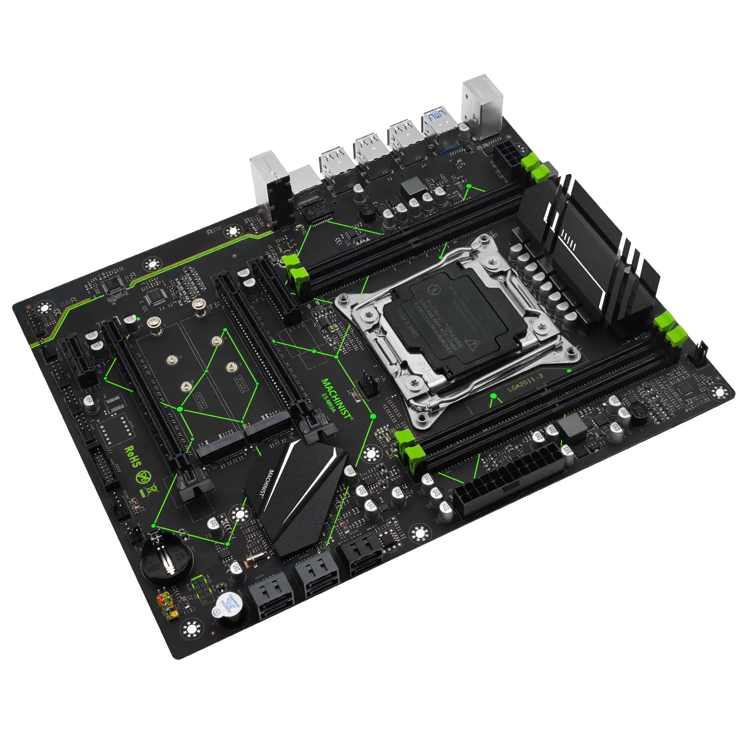 MACHINIST E5 MR9A V1.0 X99 Ana - X99 Dual Cpu Motherboard Combo incelemesi ve fiyatı