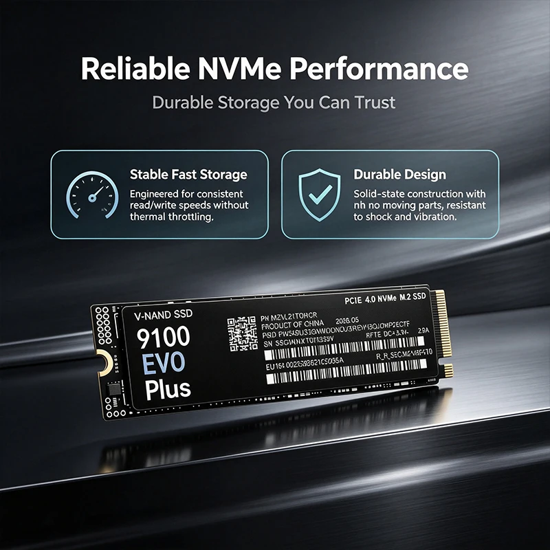 9100 EVO PLUS M.2 NVMe SSD – P - M.2 Nvme 4Tb Pcie 4.0 Ssd incelemesi ve fiyatı