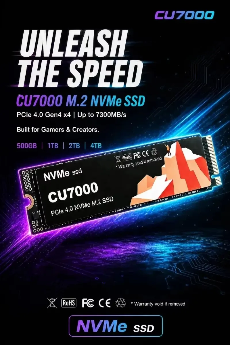 CU7000 SSD M.2 NVMe Dahili Kat - M.2 Nvme 4Tb Pcie 4.0 Ssd incelemesi ve fiyatı