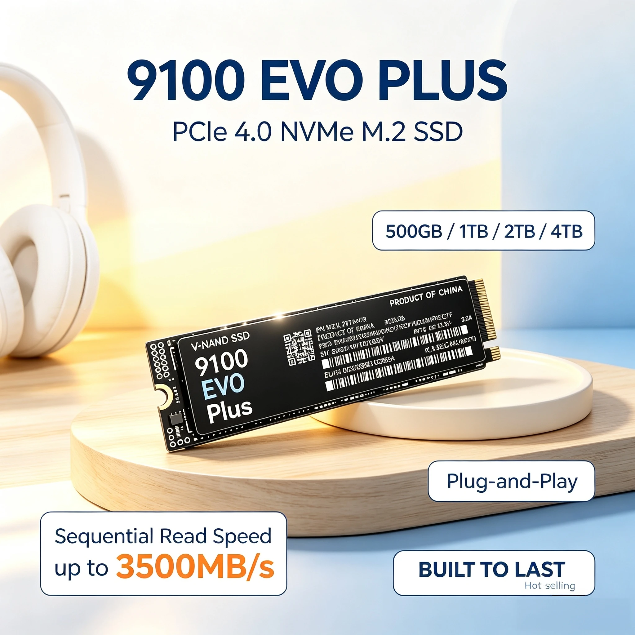 9100 EVO PLUS M.2 NVMe SSD: Oy - M.2 Nvme 4Tb Pcie 4.0 Ssd incelemesi ve fiyatı