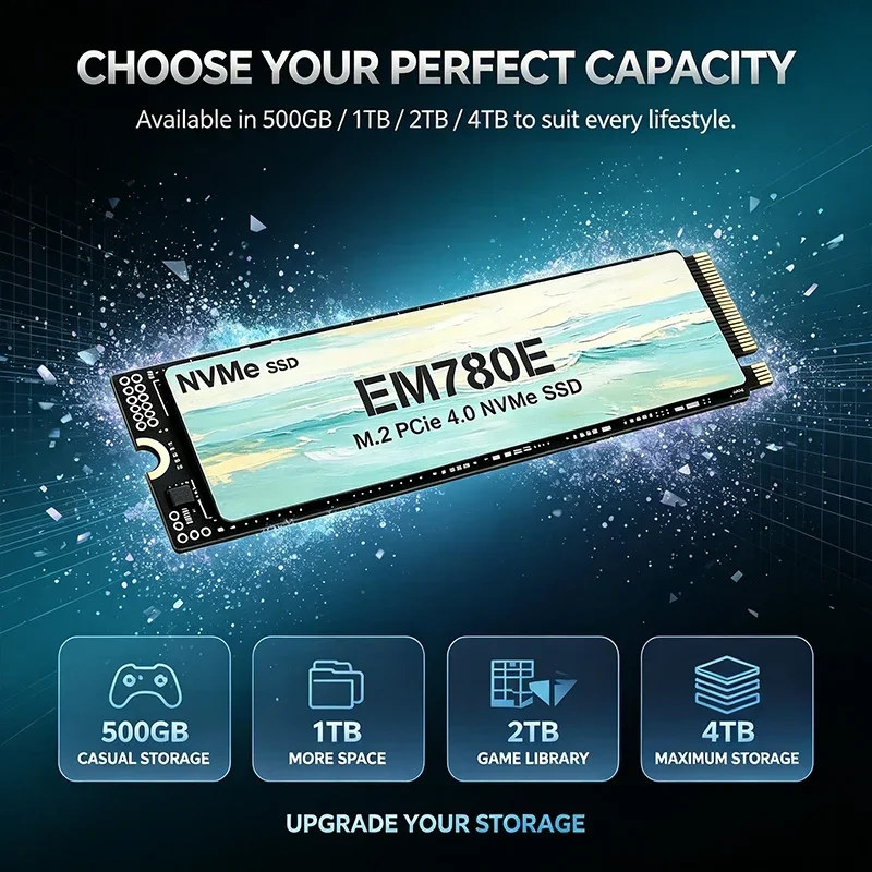 EM780E M.2 NVMe PCIe 4.0 Dahil - M.2 Nvme 4Tb Pcie 4.0 Ssd incelemesi ve fiyatı