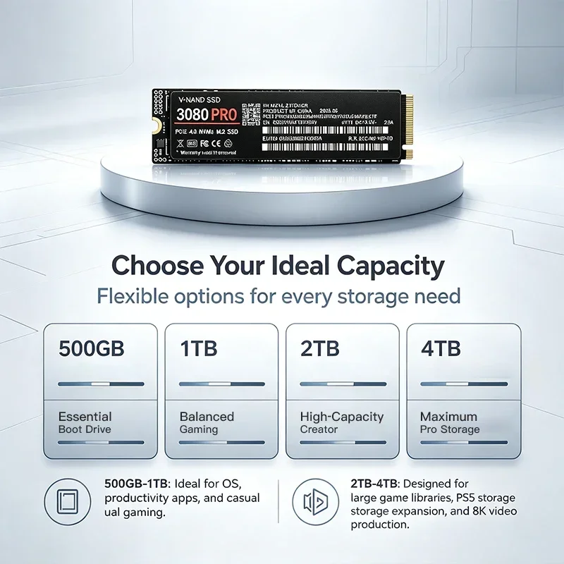 Dahili Katı Hal Sürücü 3080 PR - M.2 Nvme 4Tb Pcie 4.0 Ssd incelemesi ve fiyatı